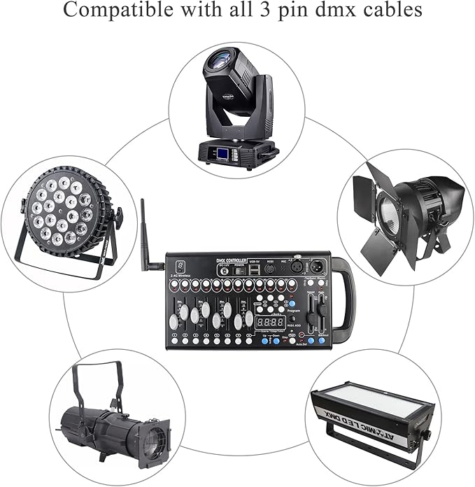 Wireless Dmx Controller 192 Channel Dmx Light Controller