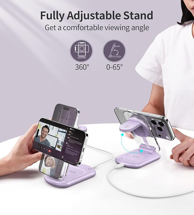 3 in 1 Magnetic Wireless Charging Station