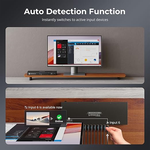 TESmart 16×1 HDMI Switch 16 in 1 Out 4K HDMI Switcher