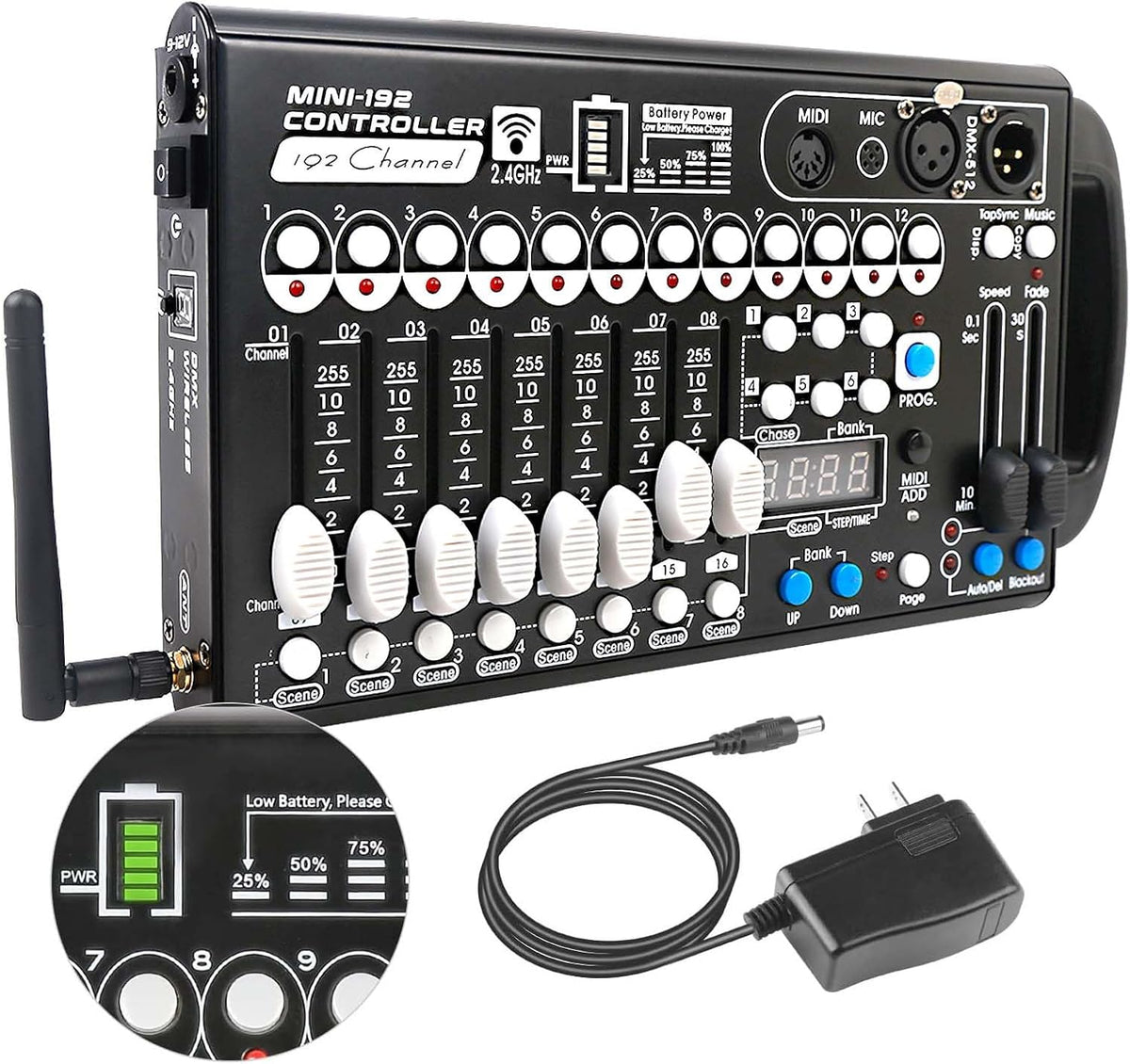 Battery DMX Controller Wireless