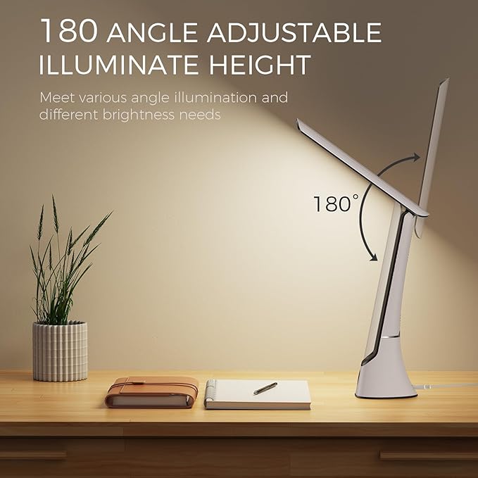 Light Therapy Lamp, 10000 LUX UV-Free LED Sunlight, Full Spectrum Mood Light