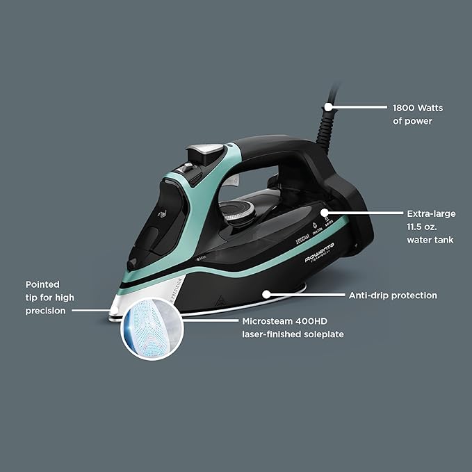 Rowenta Steam Force Stainless Steel Soleplate Steam Iron