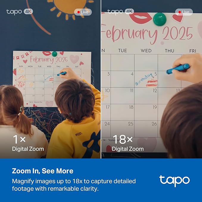 Tapo 4K Pan/Tilt Indoor Security Camera