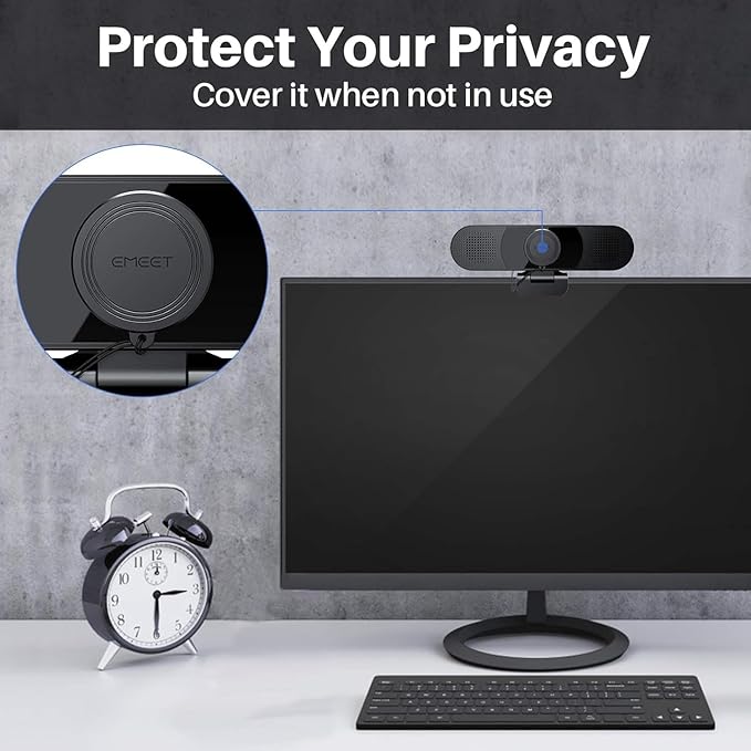 EMEET C980 PRO 3-in-1 1080P Webcam