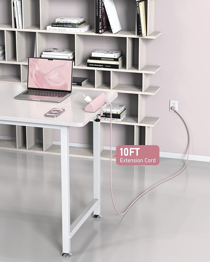 Jgstkcity Desk Clamp Power Strip, 45W Fast Charging Station, 4 USB-C, 4 USB-A