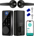 Smart Lock with 2 Handles, Keyless Entry Door Lock, Fingerprint Door Lock