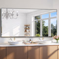 CILIBER Beveled Bathroom Mirror, 30x60 Large Frameless Mirrors