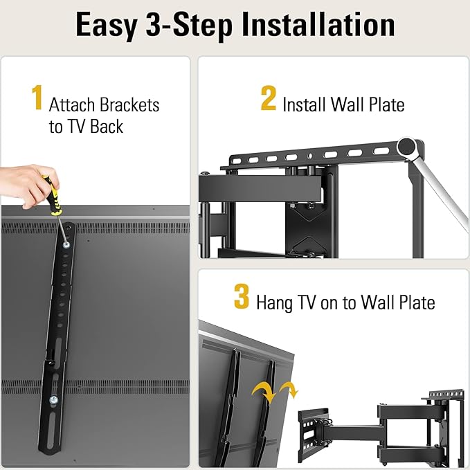 Mounting Dream TV Wall Mount for 32-65 Inch Television, Mount