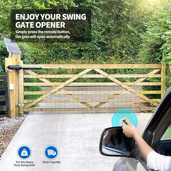 TOPENS A8S Automatic Solar Gate Opener