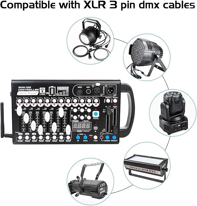 Battery DMX Controller Wireless