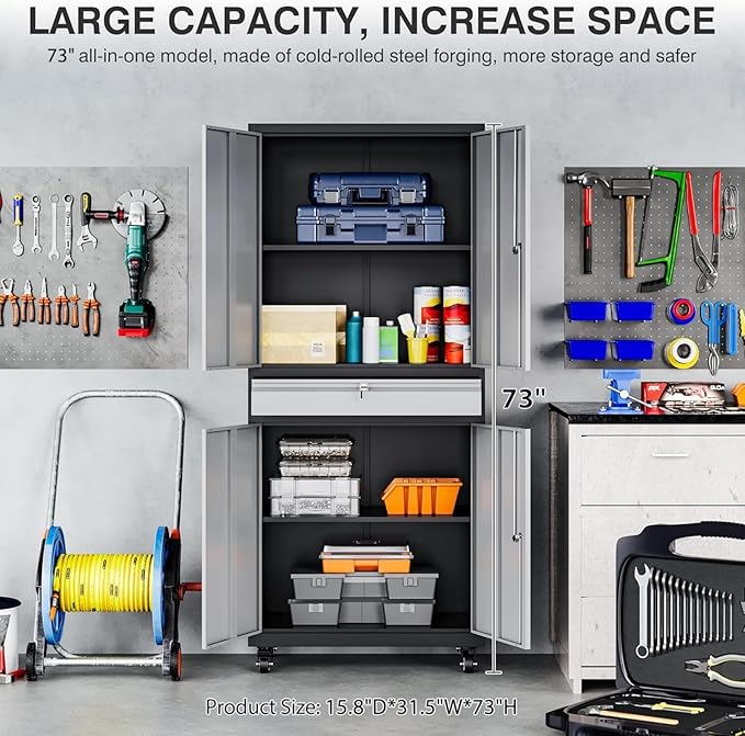 Metal Garage Storage Cabinet
