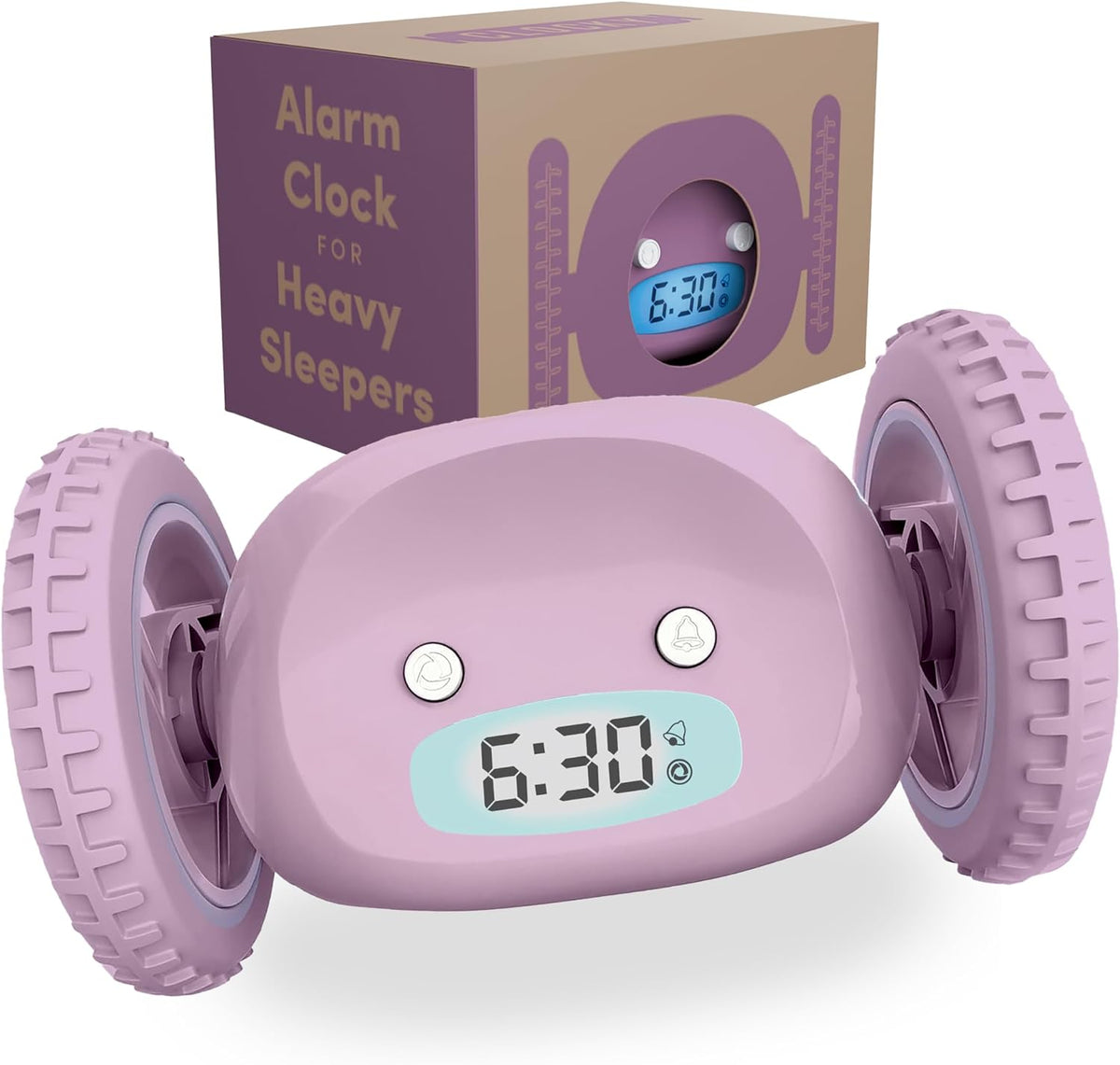 CLOCKY Alarm Clock on Wheels – Loud Rolling Alarm Clock