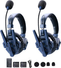 SYNCO Xtalk Master Wireless Intercom Headset System, 2 Person 2.4GHz