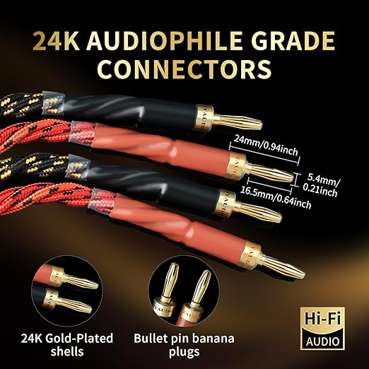 10 AWG 2Pack Audiophile Speaker Cable – Speaker Wire
