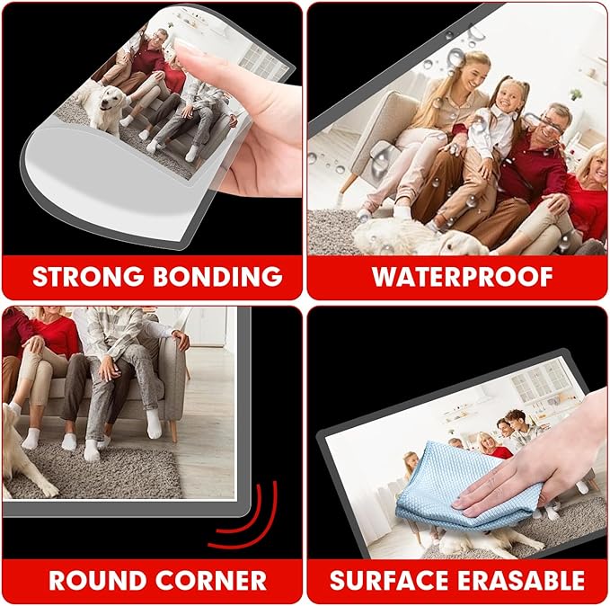 RAZCC Laminating Sheets, 300 Pack Clear Thermal Laminating Plastic Paper