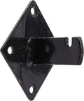 Gridwall Mount Brackets for Grid or Slatgrid Panels Box of 12 Pcs Black Color