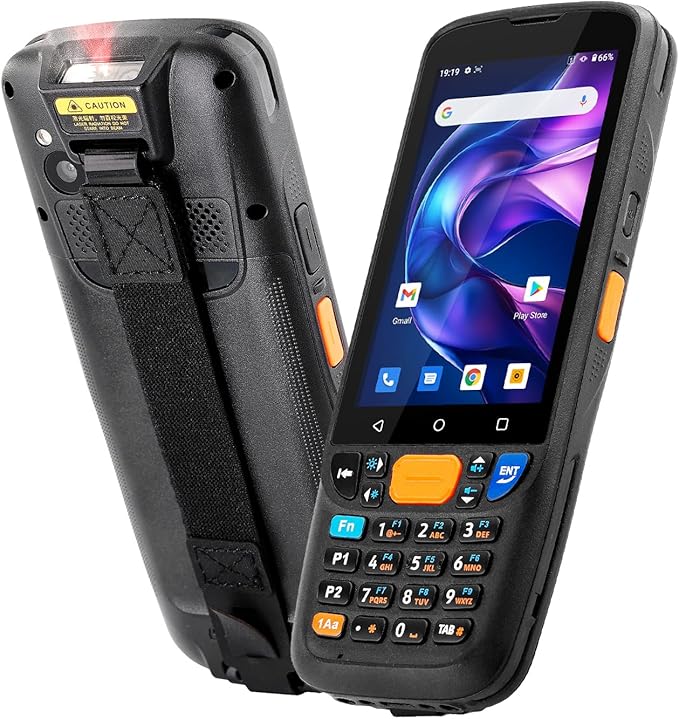 NETUM Android 11 Handheld Barcode Scanner Terminal Mobile Computer, Wi-Fi 4G BT