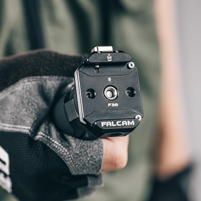 FALCAM F38 Quick Release Kit V2, Quick Release System, Base and Plate