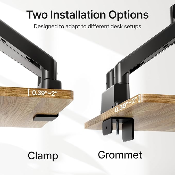 monTEK Dual Monitor Mount Monitor Arms