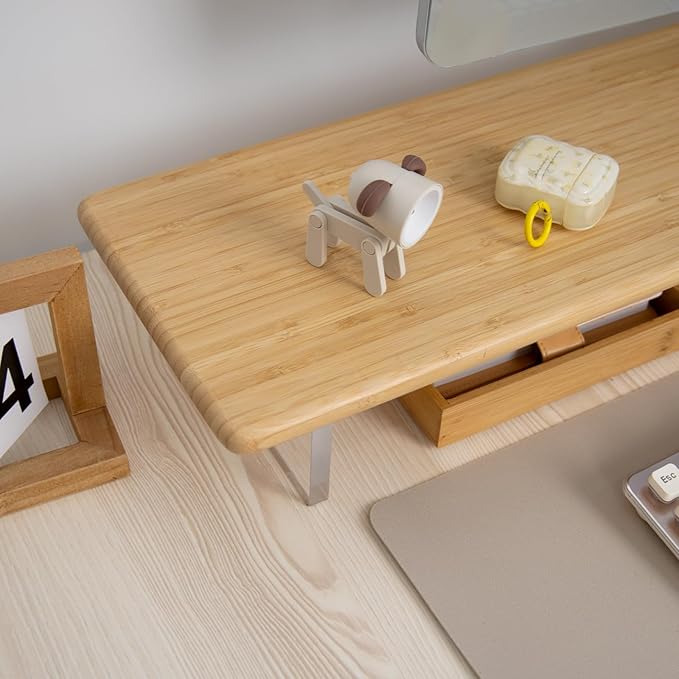 ROCDEER Bamboo Monitor Stand Riser