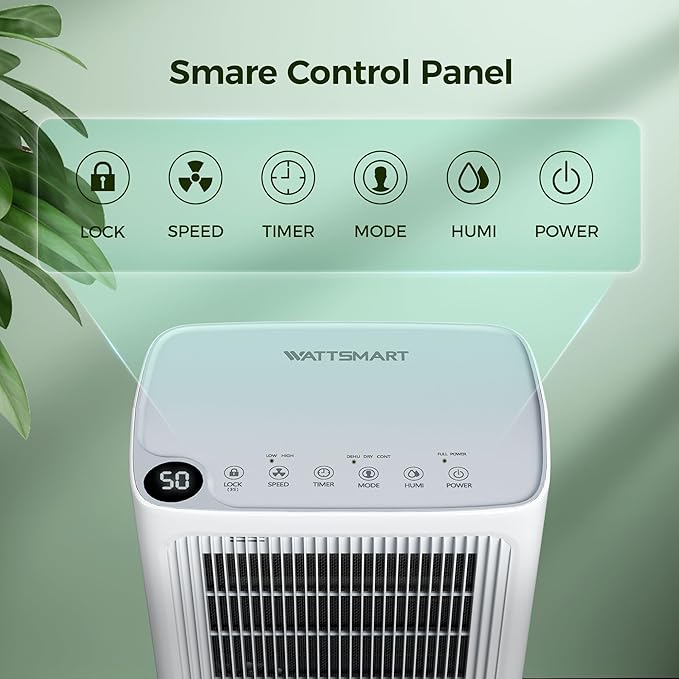 2, 500 Sq.Ft Dehumidifier for Basement