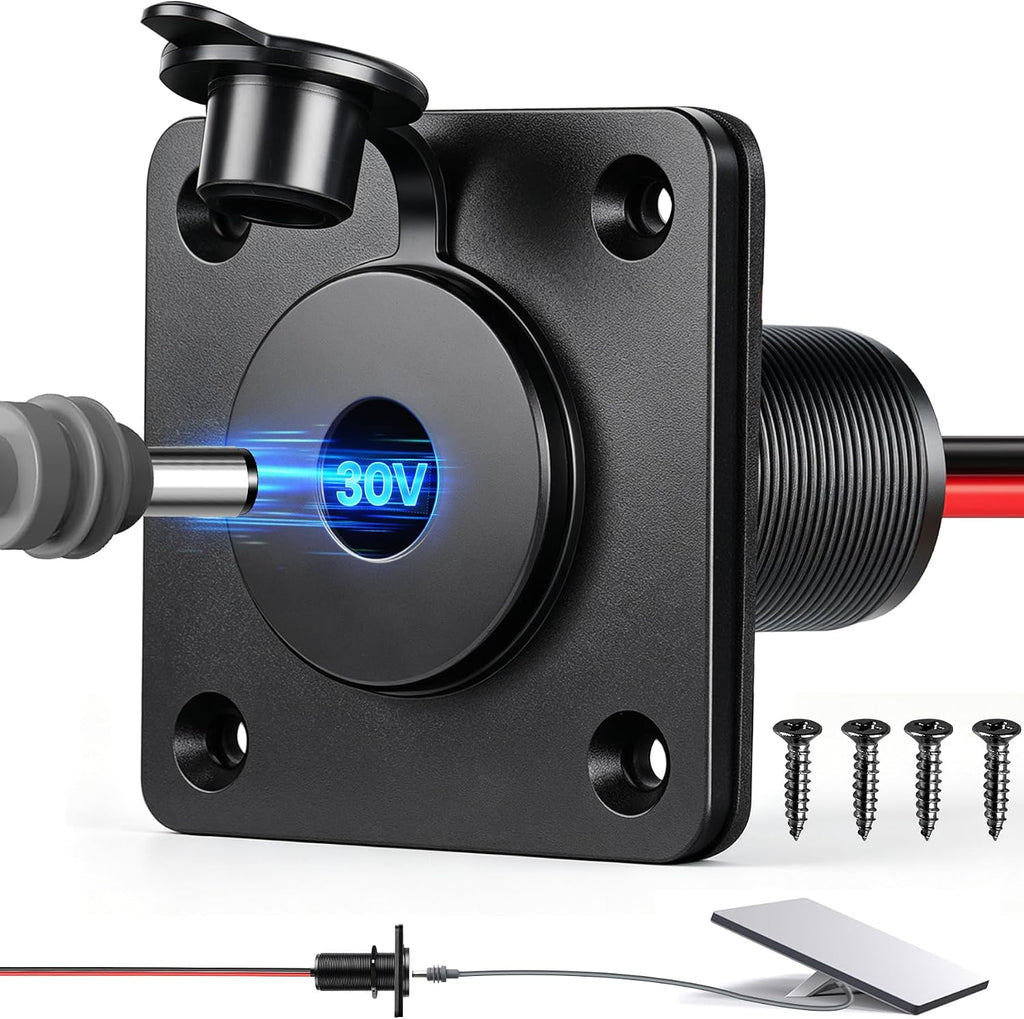 30V Bulkhead Fitting Power Supply Pass Through for Starlink Mini