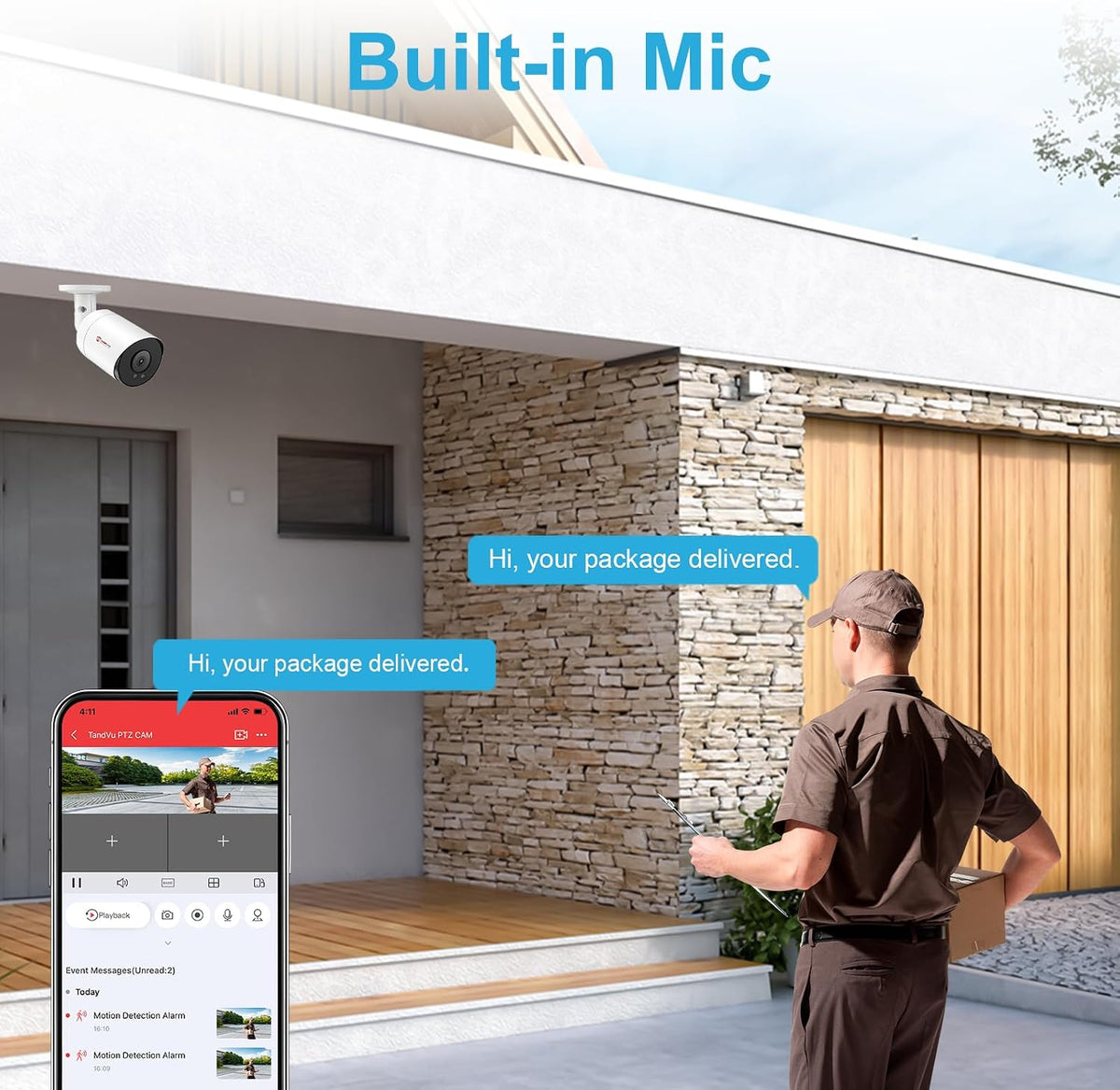 anpviz 5mp bullet poe ip security camera for, close-up detail