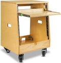 Sound Town DIY Slanted 10U Studio Rack,
