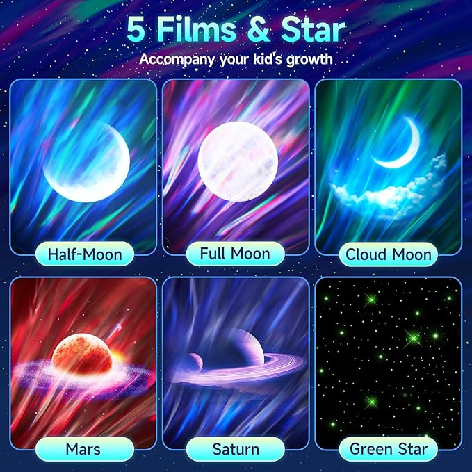Galaxy Projector Northern Lights Projector, 180 Lighting Modes Galaxy Light