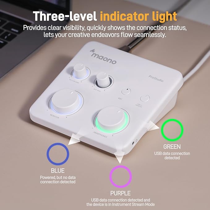 MAONO USB Audio Interface for PC: Interface