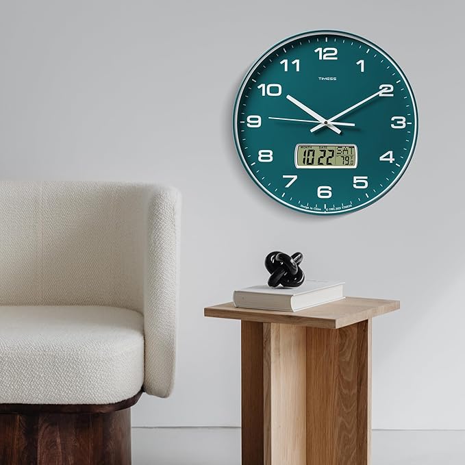 TIMESS Wall Clock, Ideal Modern Home, Office Decor