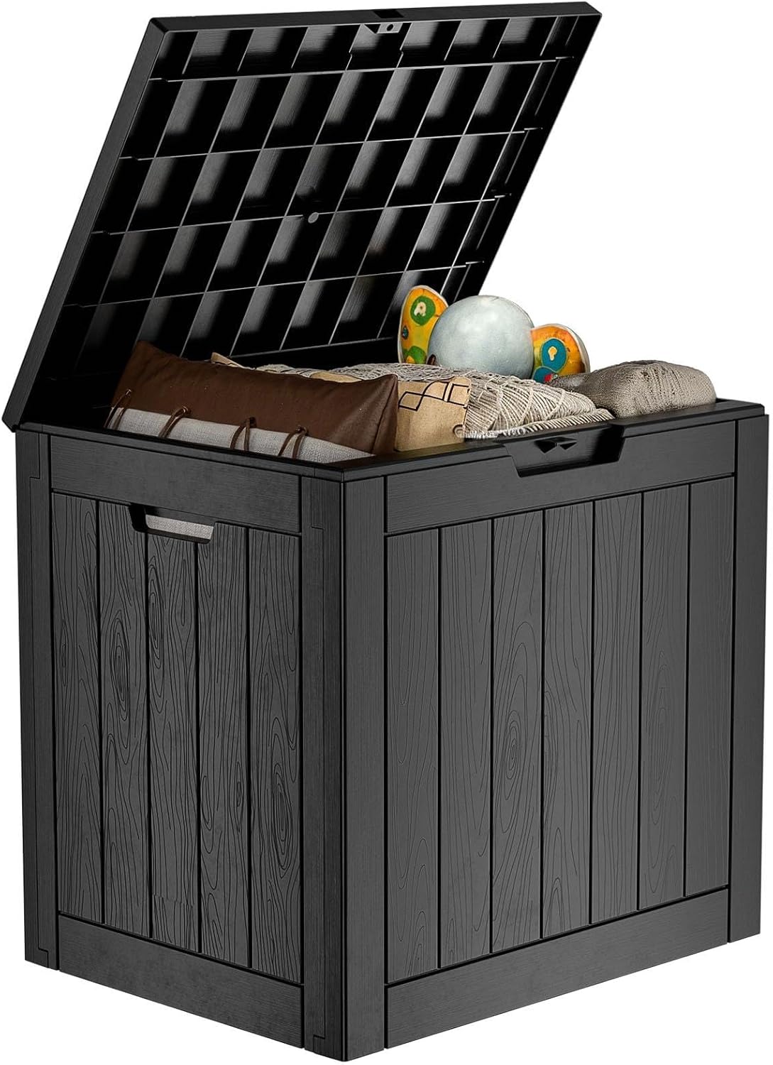 30 Gal Lockable Outdoor Storage Box Waterproof Deck Box
