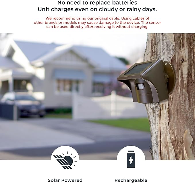 eMACROS Pro 3 Solar Driveway Alarm