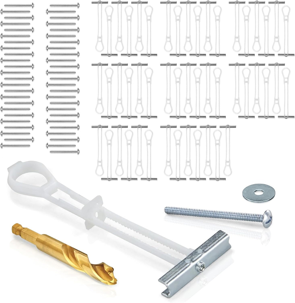 CondoMounts EDA1452 Universal Wall Mounting Anchors | Steel | NO Stud | Metal |