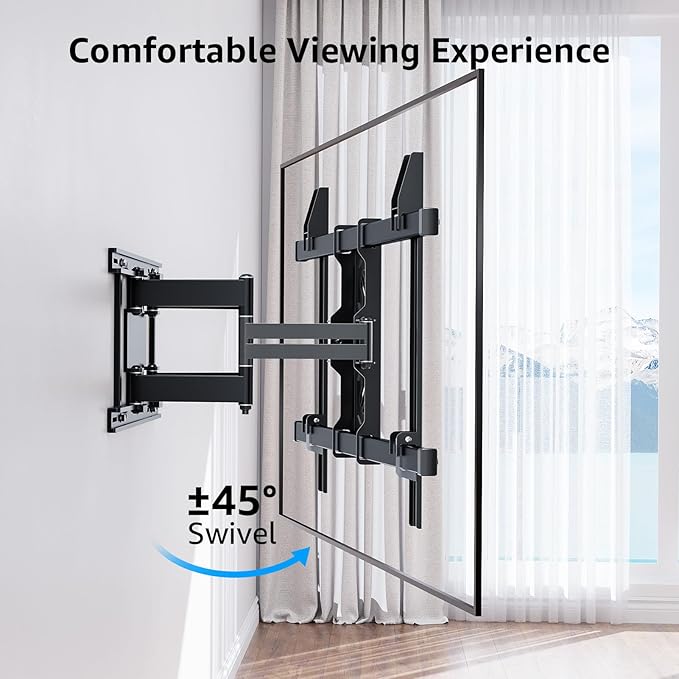 MOUNTUP Heavy Duty Full Motion TV Wall Mount