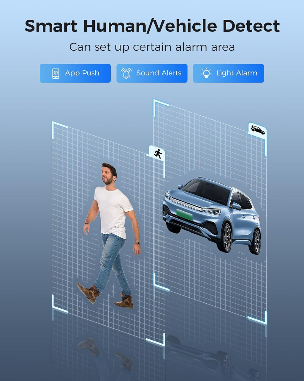 【360°view】 hiseeu 4k poe ptz security camera system，6 showing dimensions