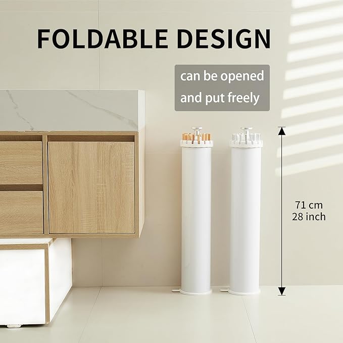 JOOM Tripod Clothes Drying Rack, Garment Rack Portable and Foldable Space