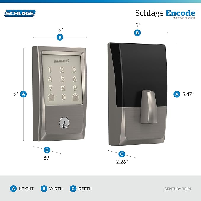 Schlage Encode Smart WiFi Deadbolt Lock