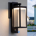 Lustrlach Upgraded Motion Sensor Outdoor Wall Light, 15” Porch Light Outdoor