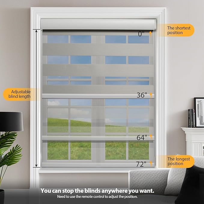 MUSCLEAREA Motorized Blinds