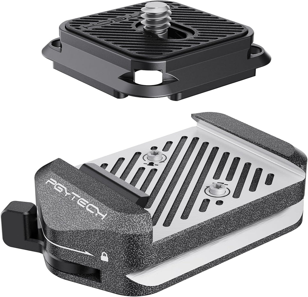 PGYTECH Quick Release Plate & Clamp V2, Arca Swiss Plate Camera Mount Adapter