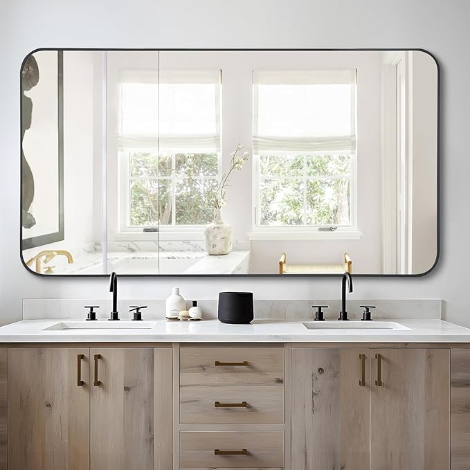 FORBATH Bathroom Mirror 30" X 60"，Large Rectangular Wall Mirror