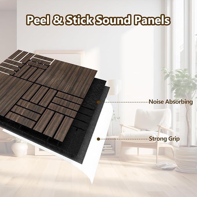 ARMURO 4 Packs Acoustic Wall Panels