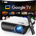 Official Licensed Google TV Smart Projector, HAPPRUN 4K UHD Home Theater