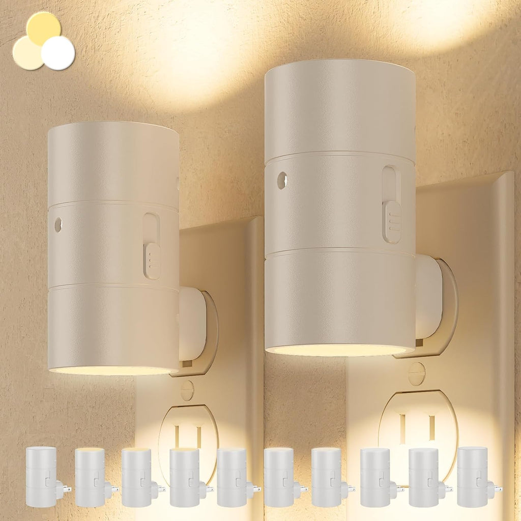 NIORSUN Night Lights Plug into Wall, Dimmable (10 Pack)
