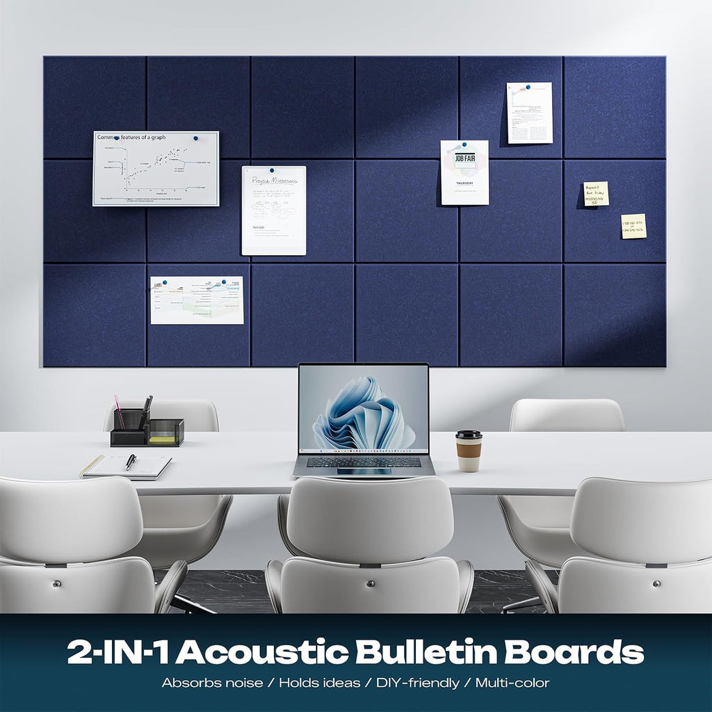 sonicism 12 pack acoustic wall panels, close-up detail