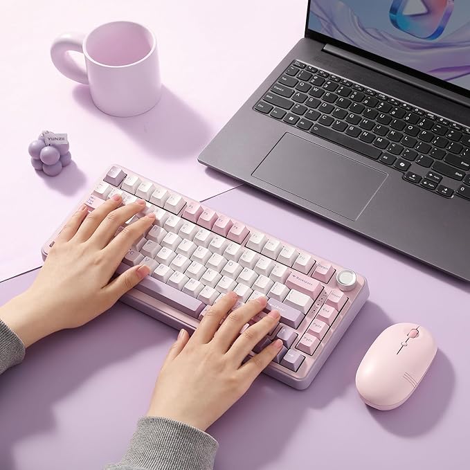 YUNZII B75 PRO Wireless Mechanical Keyboard, 75% Layout