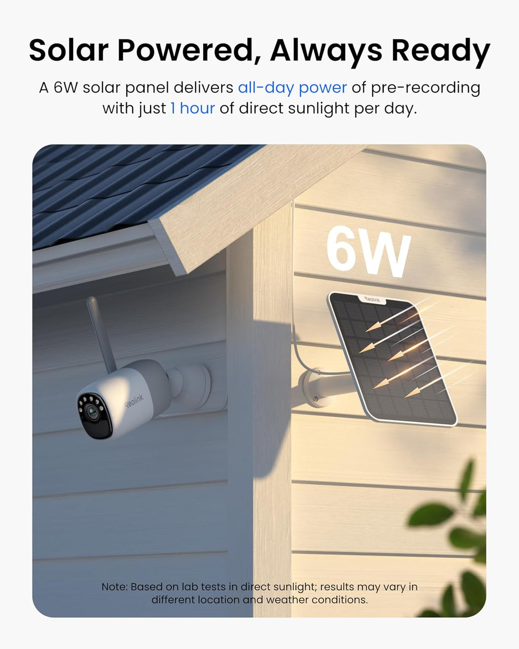 REOLINK Altas 2K Solar Security Cameras Wireless Outdoor, 10s Pre-Record