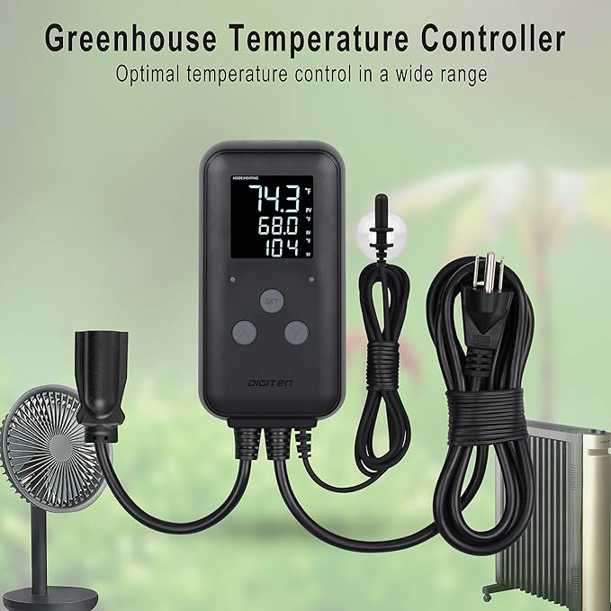 DIGITEN Heat Mat Thermostat Waterproof Temperature Controller DTC315 Greenhouse