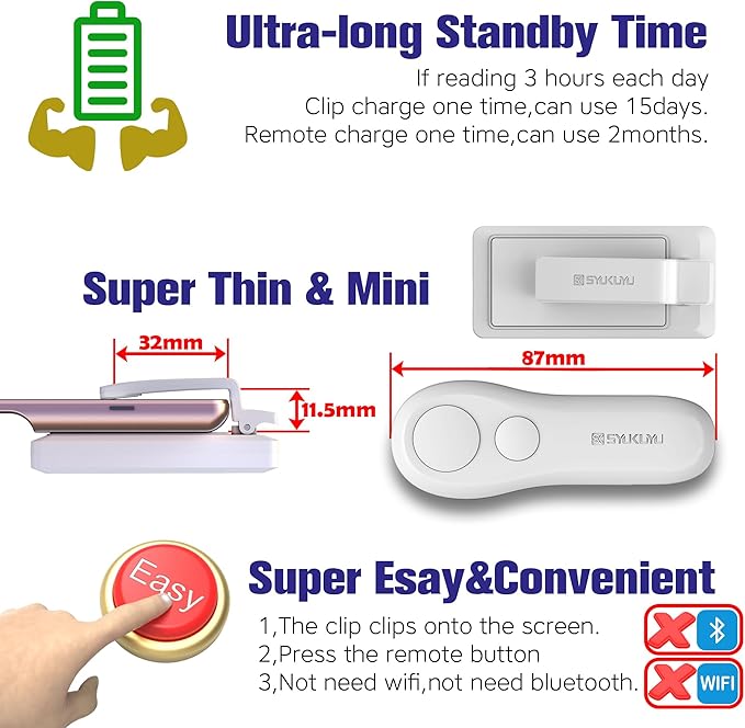 SK SYUKUYU RF Remote Control Page Turner